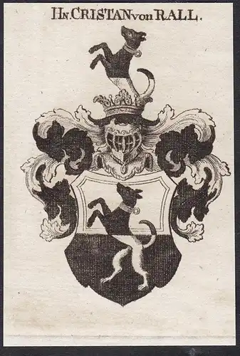 Hn. Cristan von Rall - Wappen coat of arms