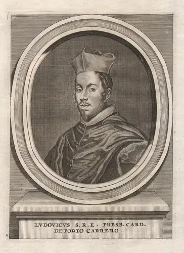 Ludovicus S.R.E. Presb. Card. de Porto Carrero - Luis Fernandez Portocarrero (1635-1709) Cardinal archbishop T