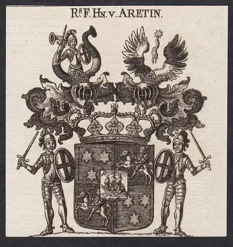 RS.F.Hn. v. Aretin - Wappen coat of arms