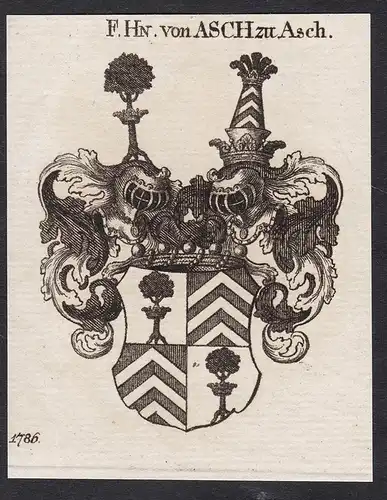 F.Hn. von Asch zu Asch - Wappen coat of arms
