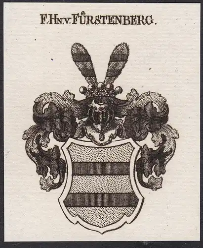 F.Hn.v. Fürstenberg - Wappen coat of arms