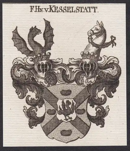 F.Hn.v. Kesselstatt - Wappen coat of arms