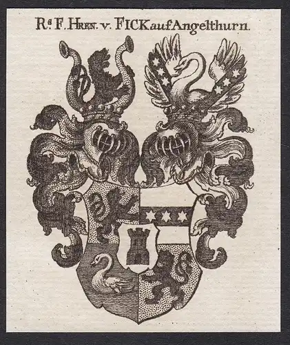 RS.Hren v. Fick auf Angelthurn - Wappen coat of arms