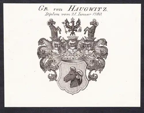 Gr. von Haugwitz -  Wappen coat of arms