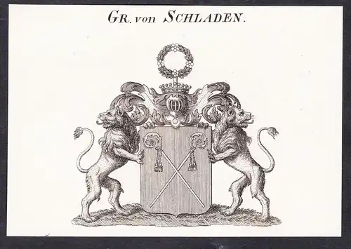 Gr. von Schladen -  Wappen coat of arms