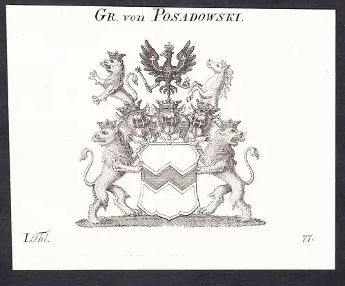 Gr. von Posadowski -  Wappen coat of arms