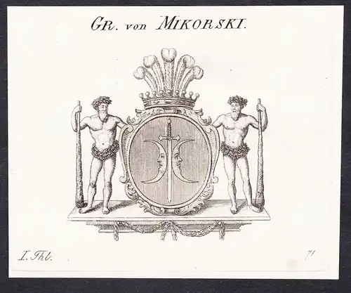 Gr. von Mikorski -  Wappen coat of arms