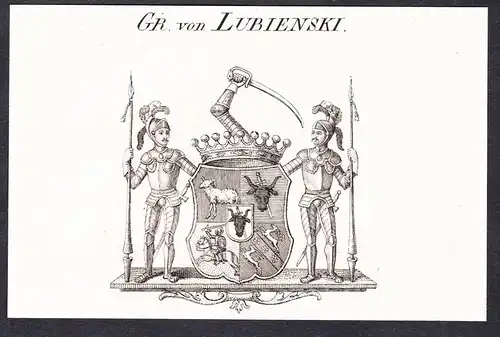 Gr. von Lubienski -  Wappen coat of arms