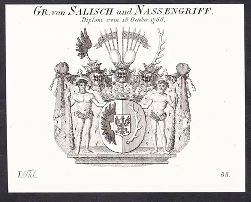 Gr. von Salisch und Nassengriff -  Wappen coat of arms