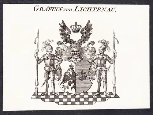 Gräfinn von Lichtenau -  Wappen coat of arms