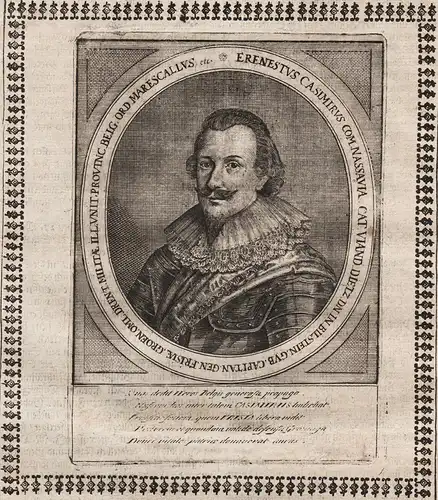 Erenestus Casimirus - Ernst Casimir Nassau-Dietz (1573-1632) Graf Portrait