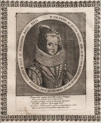 Ser. Princ. Ac. Dn. Dn. Maria Ser. Ac. Pot. Dn. Ferdinandi III Regis... - Maria Anna von Spanien (1606-1646) E