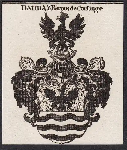 Daddaz Barons de Corsinge - Wappen coat of arms