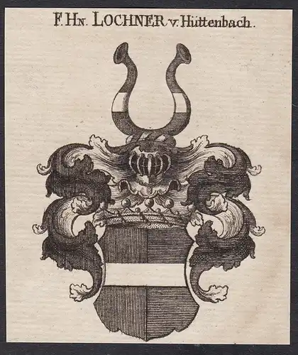 F.Hn. Lochner v. Hüttenbach - Wappen coat of arms