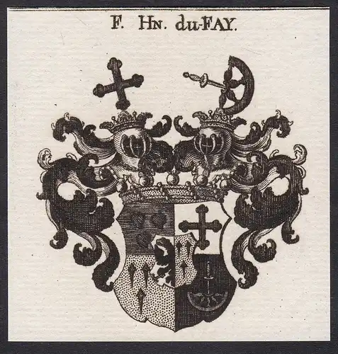 F.Hn. du-Fay - Wappen coat of arms