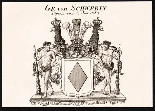 Gr. von Schwerin -  Wappen coat of arms