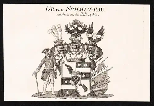 Gr. von Schmettau -  Wappen coat of arms