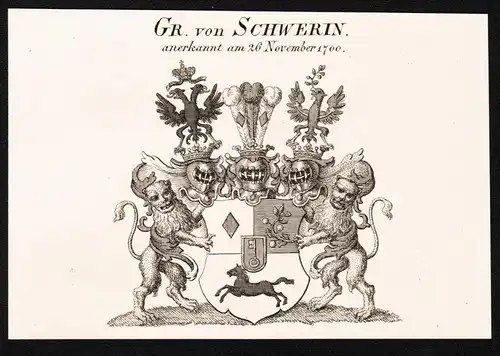 Gr. von Schwerin -  Wappen coat of arms