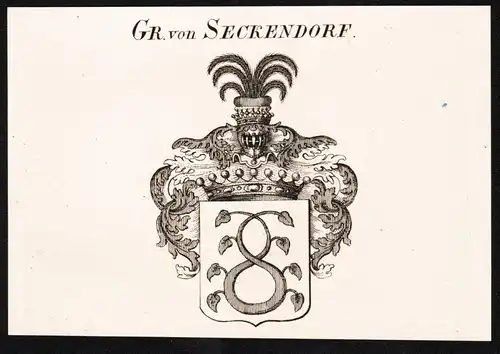 Gr. von Seckendorf -  Wappen coat of arms