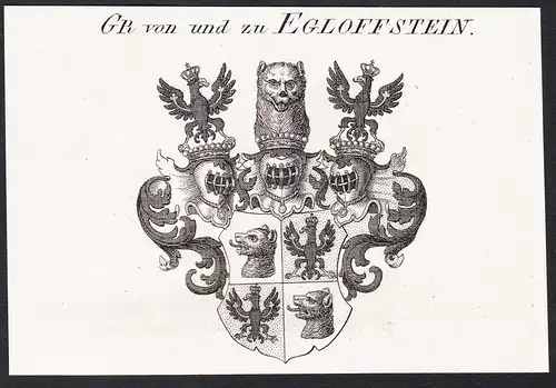 Gr. von und zu Egloffstein -  Wappen coat of arms