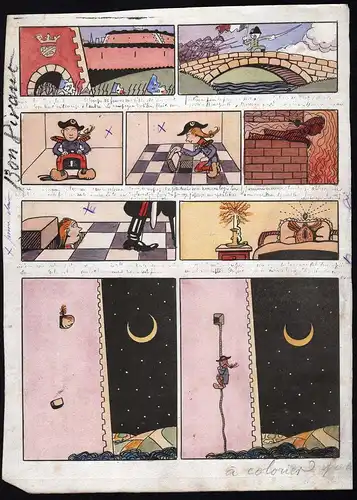 (French officer) - Comic book illustration bande dessinée