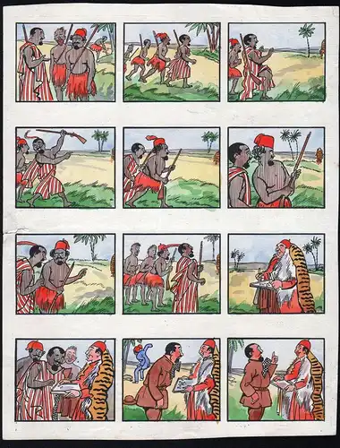 (Tribe of Indians) - Comic book illustration bande dessinée