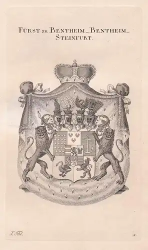 Fürst zu Bentheim_Bentheim_Steinfurt -  Wappen coat of arms