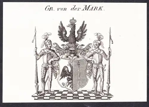 Gr. von der Mark -  Wappen coat of arms