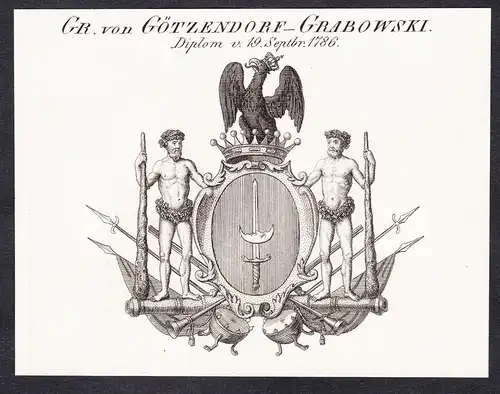 Gr. von Götzendorf-Grabowski -  Wappen coat of arms