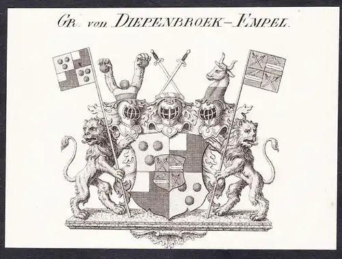 Gr. von Diepenbroek-Empel -  Wappen coat of arms