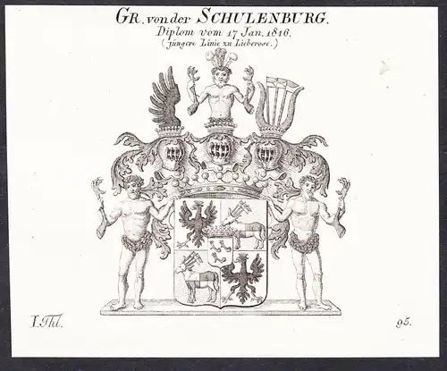 Gr. von der Schulenburg -  Wappen coat of arms