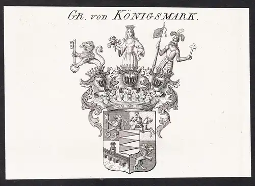 Gr. von Königsmark -  Wappen coat of arms