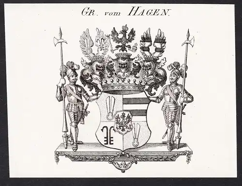 Gr. vom Hagen -  Wappen coat of arms