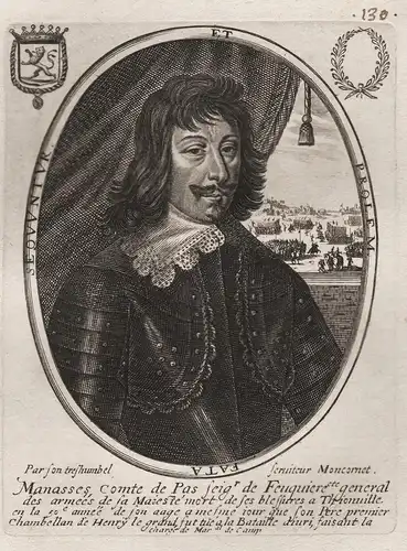 Manasses, comte de Pas Seigr. de Feuquierette... - Manasses de Pas (1590-1640) Marquis Feuquieres lieutnant ge
