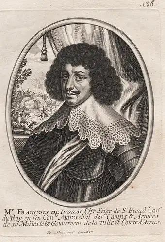 Mr. Francois de Iussac... - Francois de Jussac d'Ambleville (1599-1641) St. Preuil Amiens Portrait
