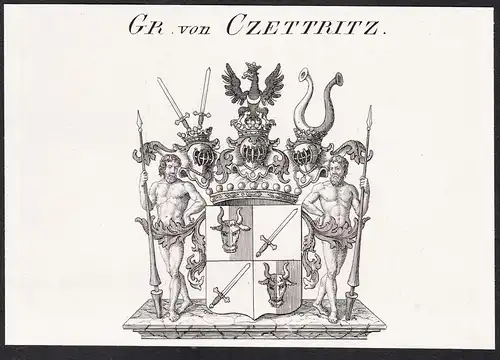 Gr. von Czettritz -  Wappen coat of arms