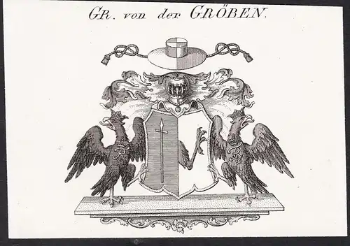 Gr. von der Gröben -  Wappen coat of arms