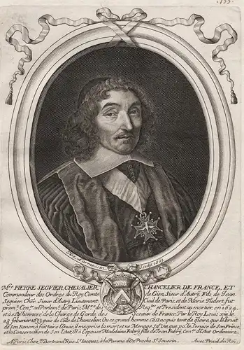 Mre. Pierre Seguier Chevalier Chancelier.... - Pierre Seguier (1588-1672) duc Villemor Autry Saint-Liebault Po