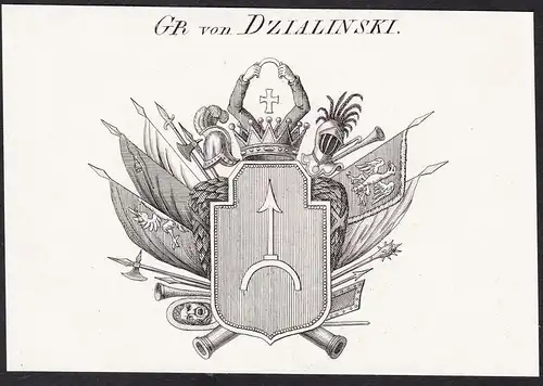 Gr. von Dzialinski -  Wappen coat of arms