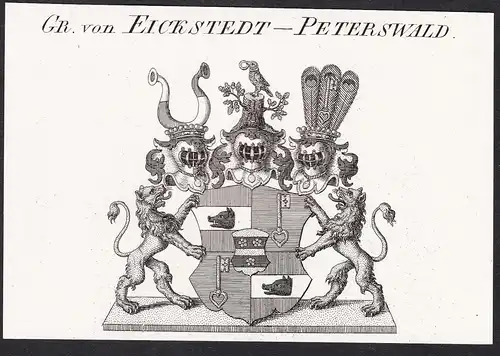 Gr. von Eickstedt-Peterswald -  Wappen coat of arms