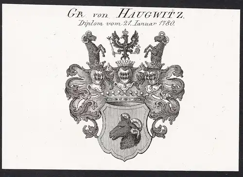 Gr. von Haugwitz -  Wappen coat of arms