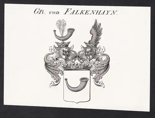 Gr. von Falkenhayn -  Wappen coat of arms