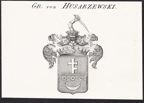 Gr. von Husarzewski -  Wappen coat of arms