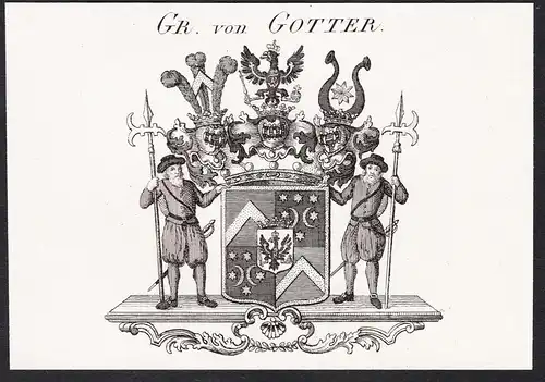 Gr. von Gotter -  Wappen coat of arms