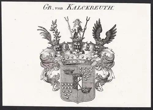 Gr. von Kalckreuth -  Wappen coat of arms