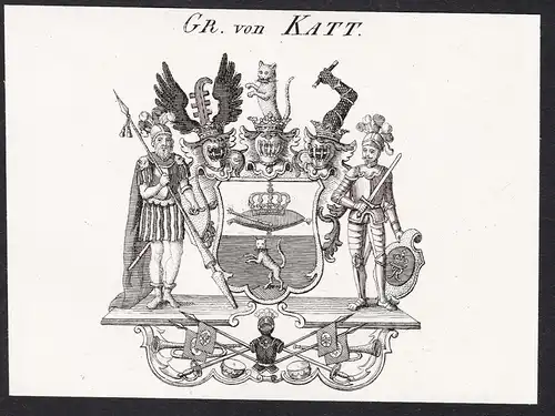 Gr. von Katt -  Wappen coat of arms