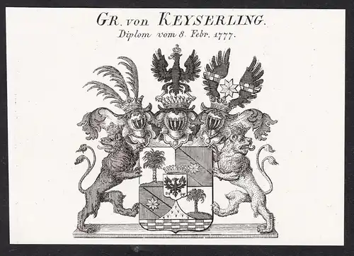 Gr. von Keyserling -  Wappen coat of arms