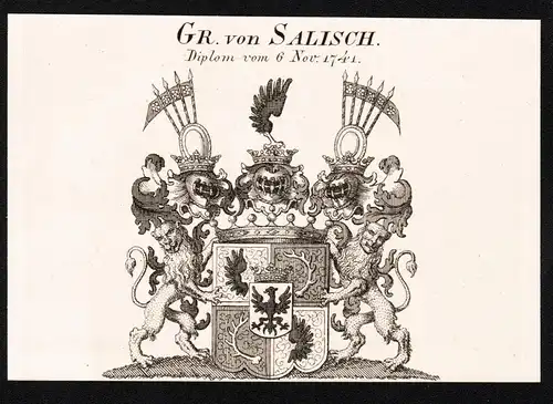 Gr. von Salisch -  Wappen coat of arms