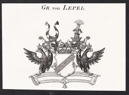 Gr. von Lepel -  Wappen coat of arms
