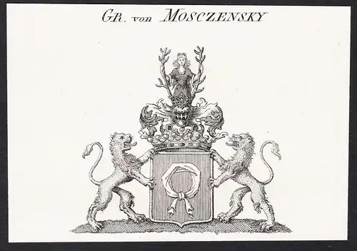 Gr. von Mosczensky -  Wappen coat of arms